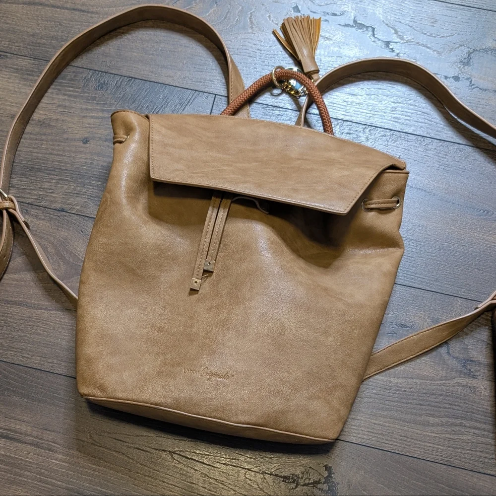 Urban Originals Brown Leather Backpack‎